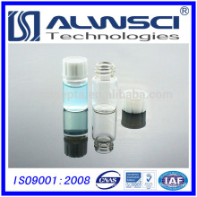 10ML Clear glass storage vial with white PP cap HPLC/GC vial